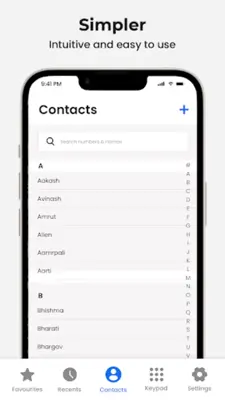 Contacts android App screenshot 4